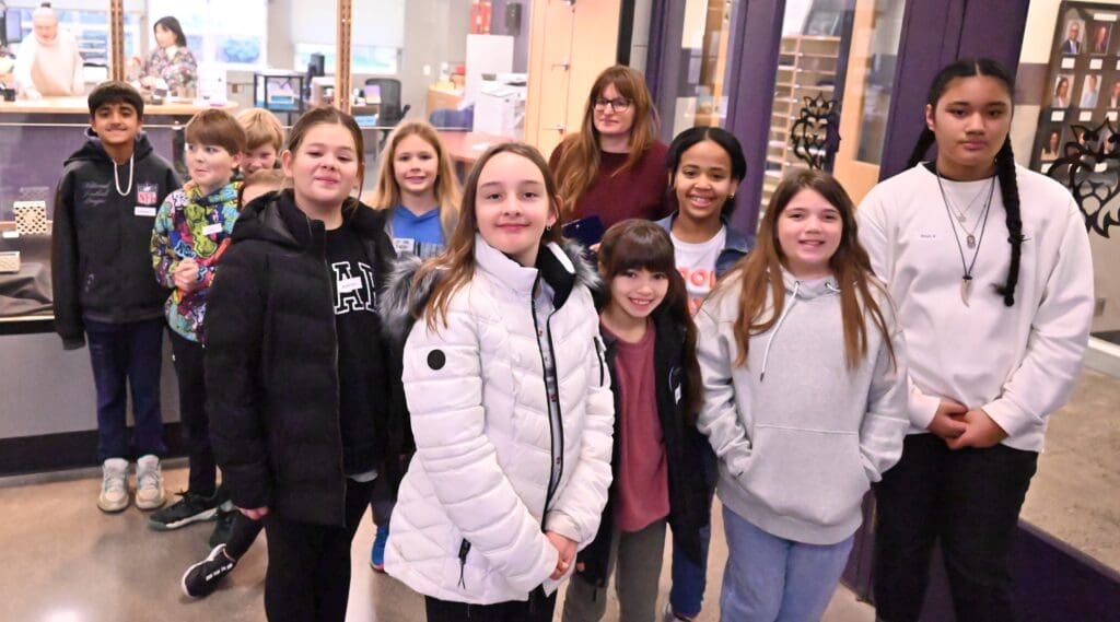 MS Encounter 5th graders visiting MS & HS campus