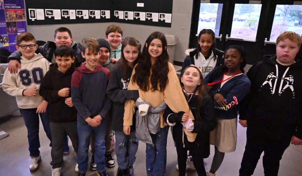 MS Encounter 5th graders visiting MS & HS campus