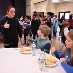 MS Encounter 5th graders visiting MS & HS campus