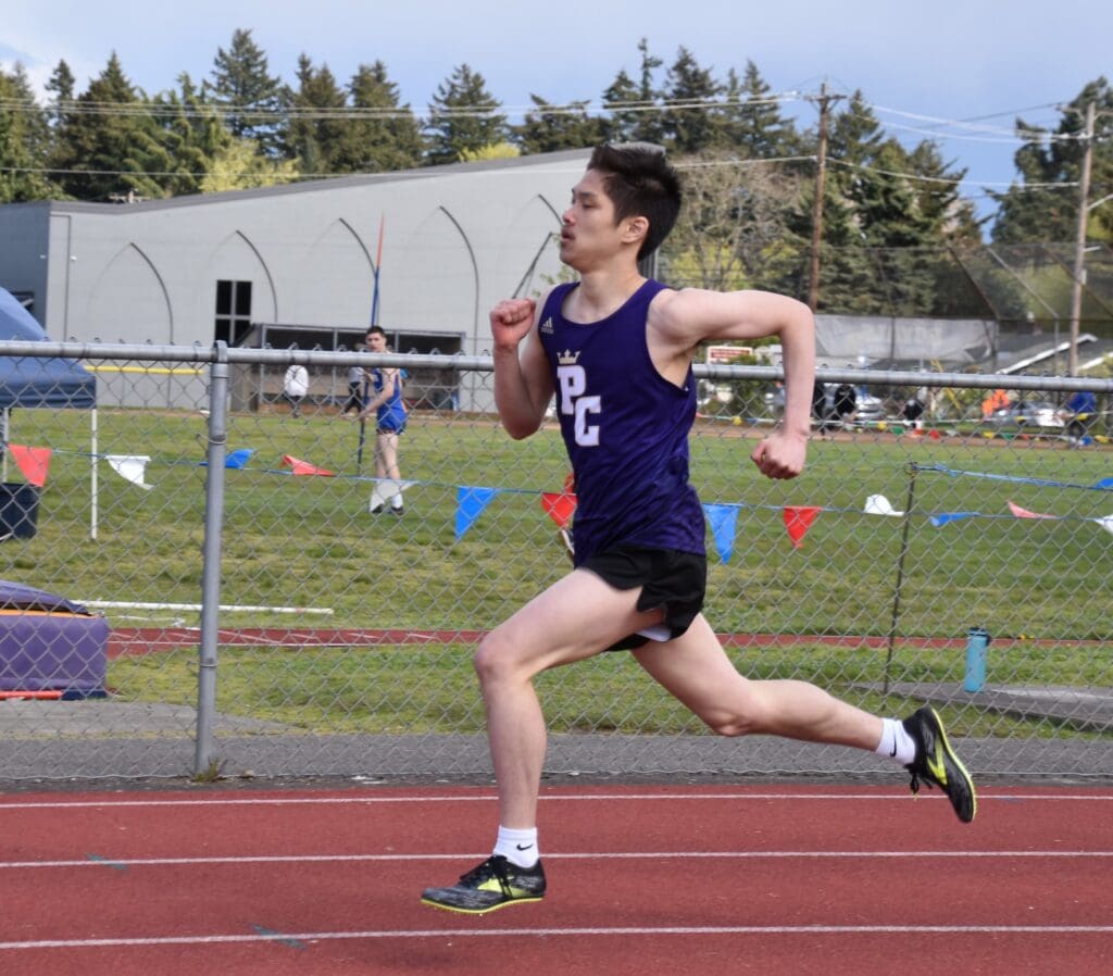 Josh Ge at the 2022 NWL meet