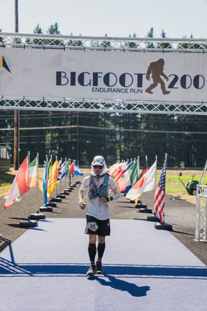 Josh finishing the 2025 Bigfoot 200