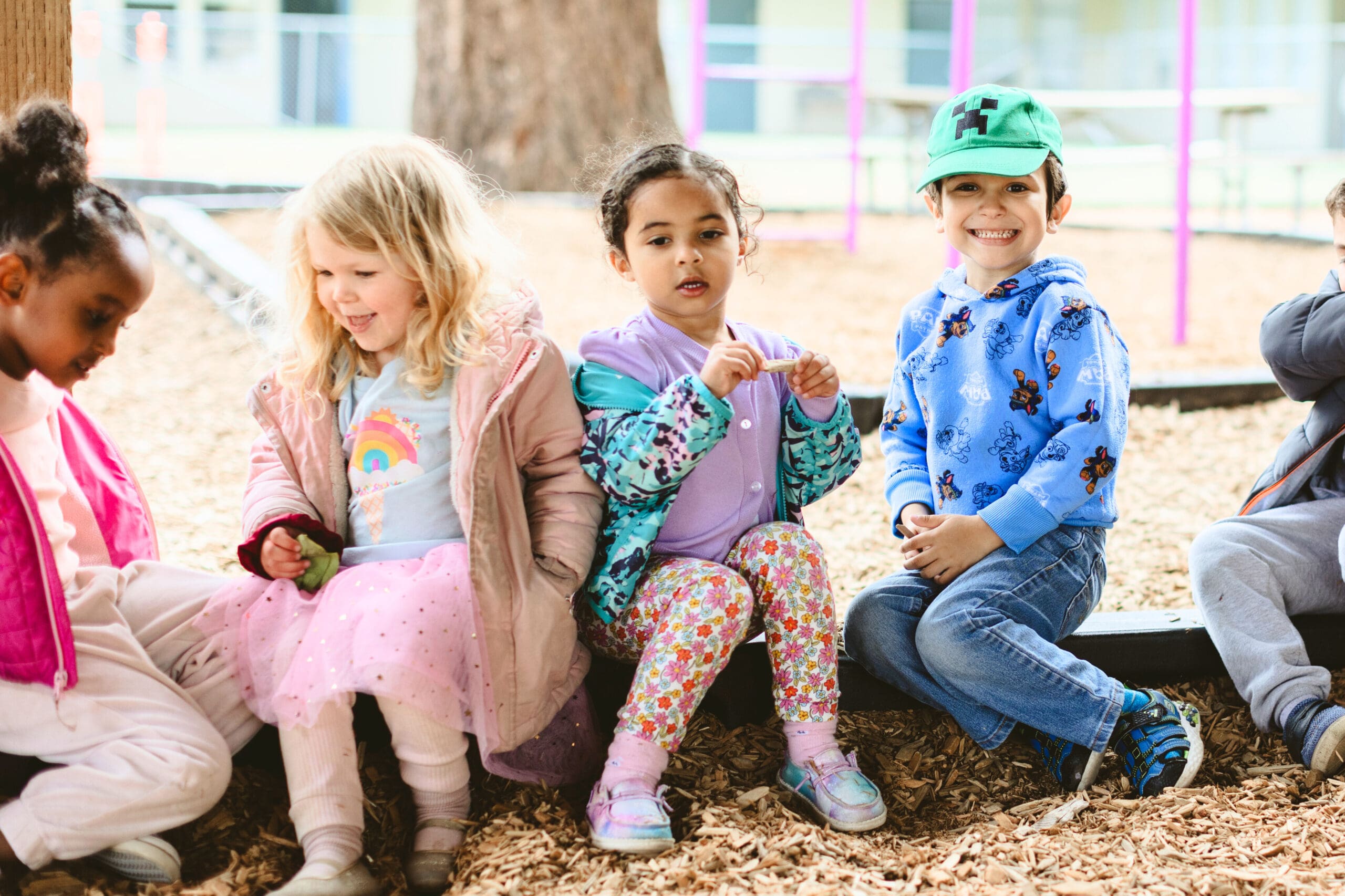 Preschool group outside