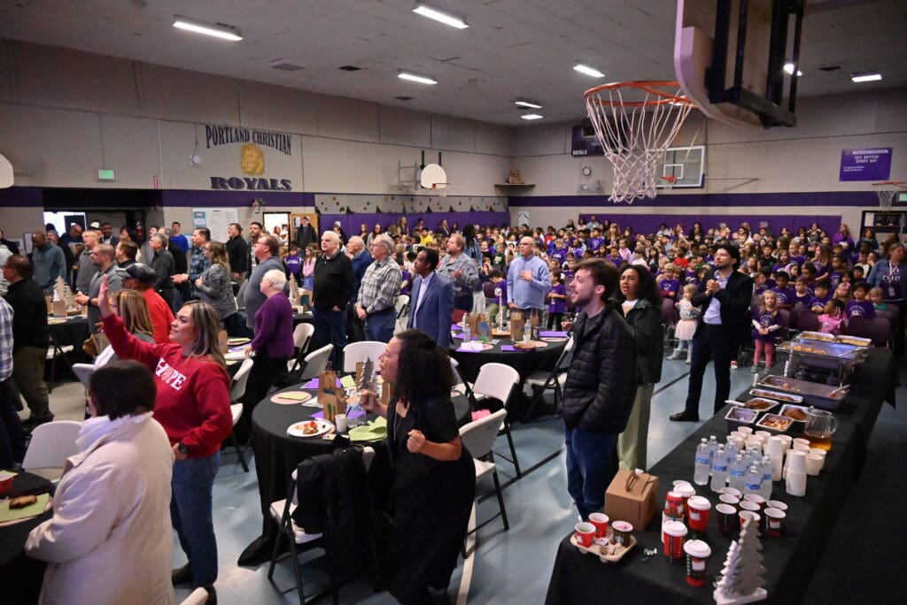 Pastors and PC students sing praises together