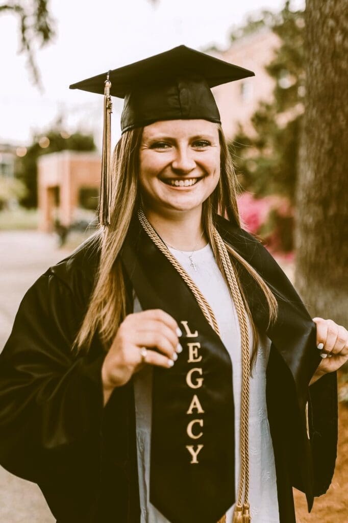 Jensyn Lown College graduation